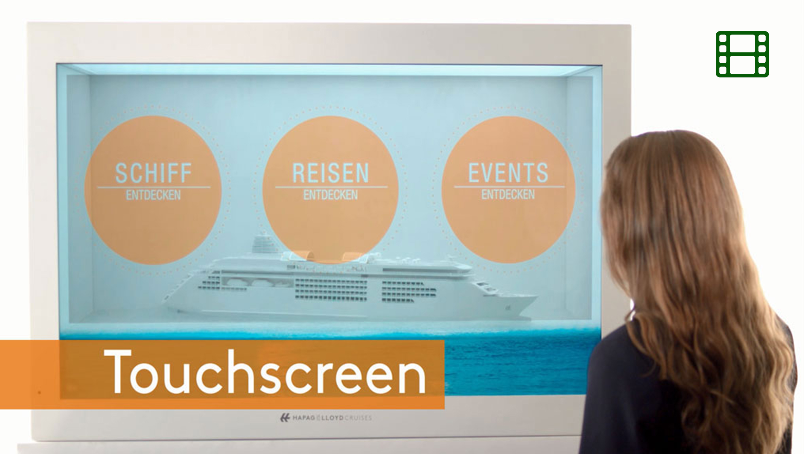Video der Hypebox, erstellt als Präsentationstool für Hapag Lloyd Cruises.
